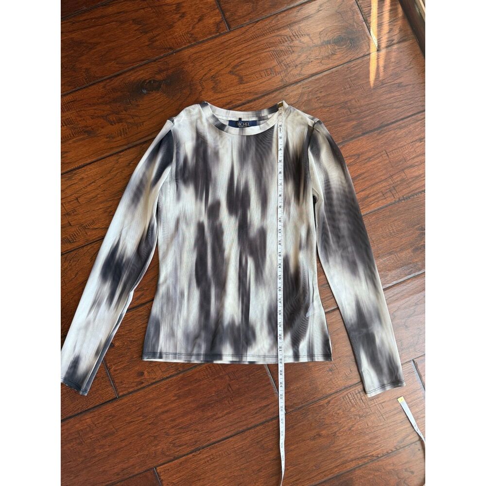 Rachel by Rachel Roy Sheer Mesh Long Sleeve